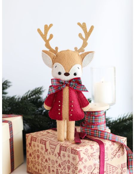 Minha decoração de Natal em feltro - 4 enfeites de Natal
