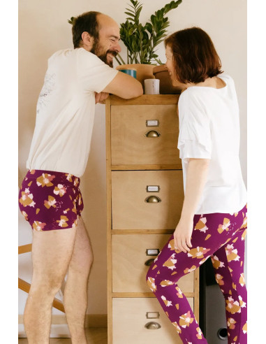 Tecido jersey de algodão Anémona Mûroise - Églantine & Zoé