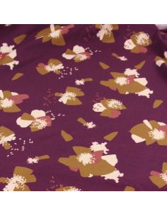 Tecido jersey de algodão Anémona Mûroise - Églantine & Zoé