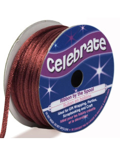 Cordão rabo de rato Celebrate chocolate - 2 mm x 10 metros