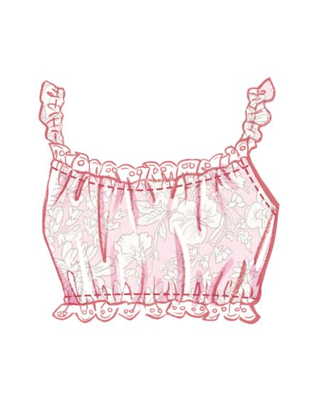 Padrão de top e short - McCall's 8613