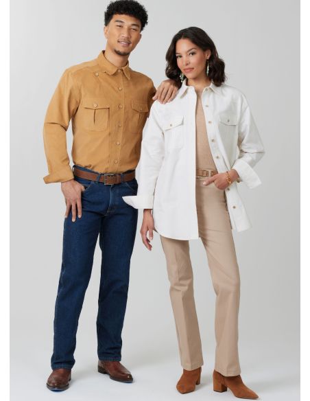 Molde de camisa - McCall's 8615