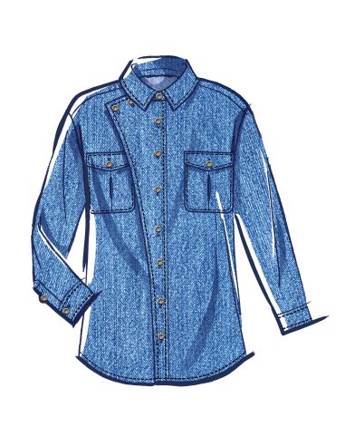 Molde de camisa - McCall's 8615