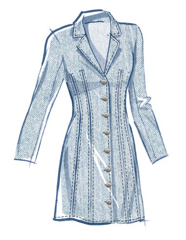 Molde de vestido - McCall's 8601