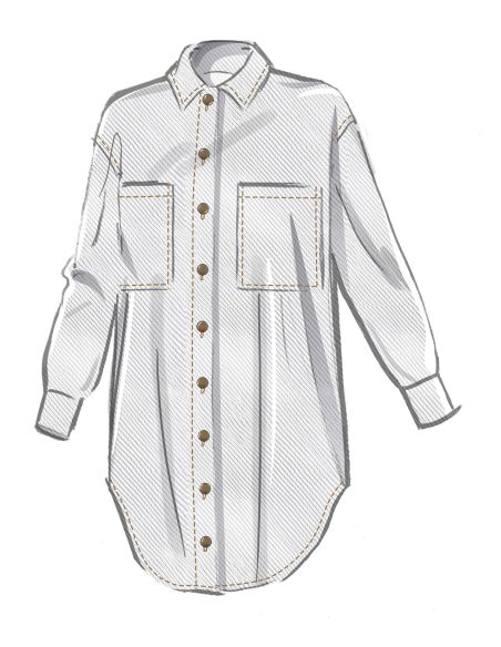 Molde de camisa - McCall's 8606
