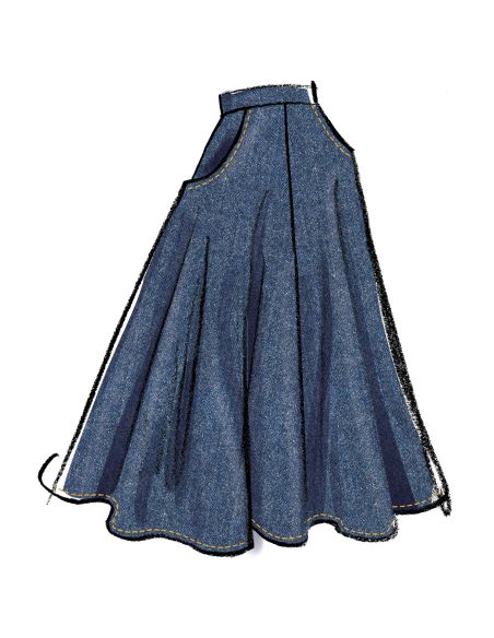 Molde de saias - McCall's 8609