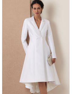 Molde de vestido de alfaiataria - Vogue 2125