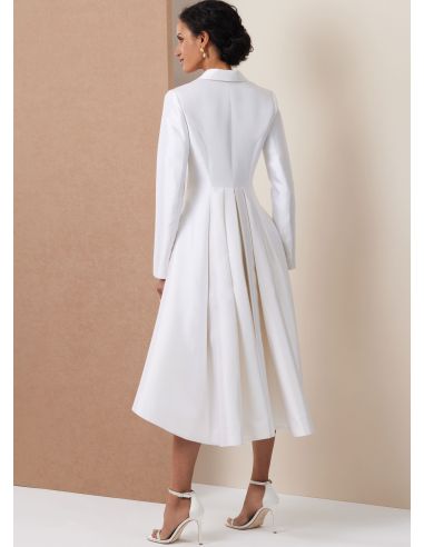 Molde de vestido de alfaiataria - Vogue 2125