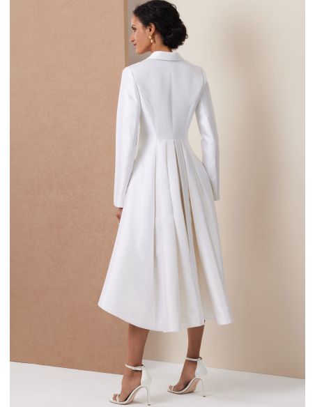 Molde de vestido de alfaiataria - Vogue 2125