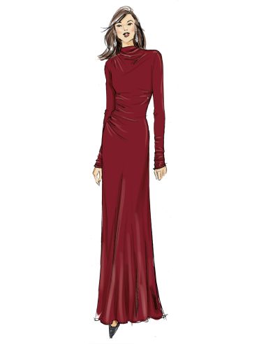 Molde de vestido - Vogue 2128