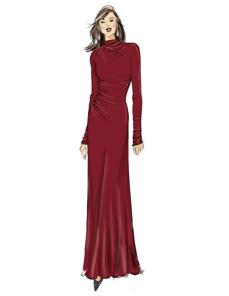 Molde de vestido - Vogue 2128