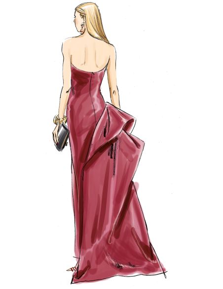 Molde de vestido - Vogue 2131