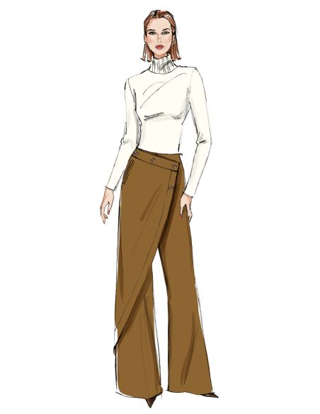 Molde de calça - Vogue 2138