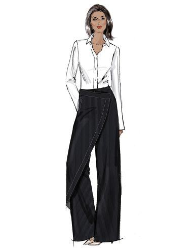 Molde de calça - Vogue 2138