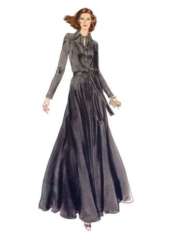 Molde de vestido - Vogue 2143