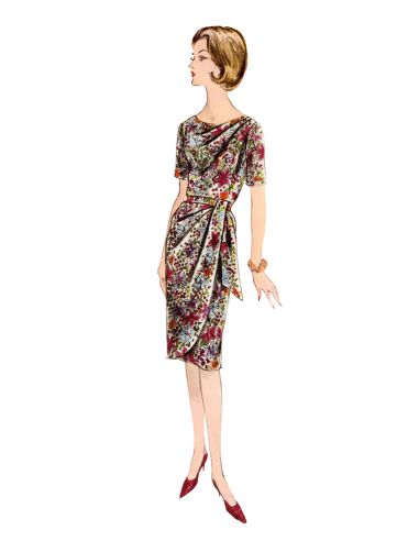 Molde de vestido - Vogue 2144