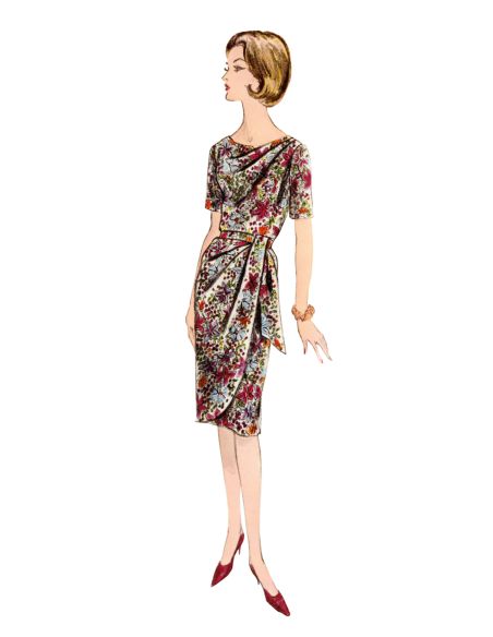 Molde de vestido - Vogue 2144