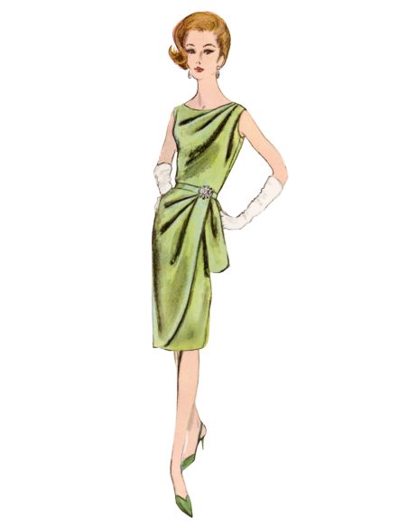 Molde de vestido - Vogue 2144