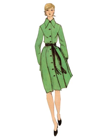 Molde de vestido - Vogue 2146