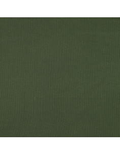 Tecido jersey de algodão malha fina canelada - Verde escuro 2