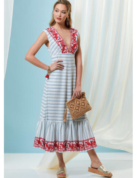 Molde de vestido - Vogue 9311