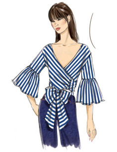 Molde de tops - Vogue 9315