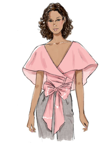 Molde de tops - Vogue 9315