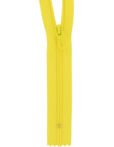 Fecho de correr de nylon - Amarelo canário