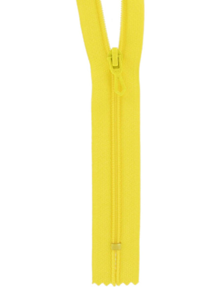 Fecho de correr de nylon - Amarelo canário