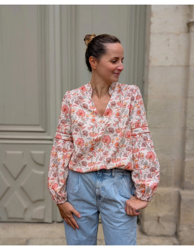 Molde de blusa Myrtille - Anna Rose patterns