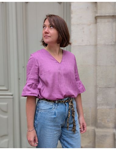 Molde de blusa Myrtille - Anna Rose patterns