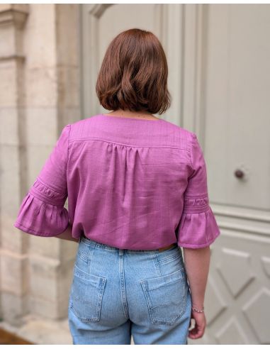 Molde de blusa Myrtille - Anna Rose patterns