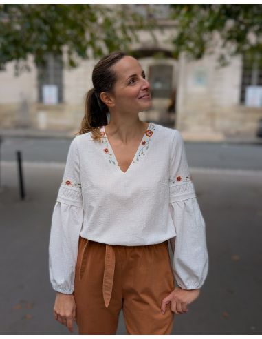 Molde de blusa Myrtille - Anna Rose patterns