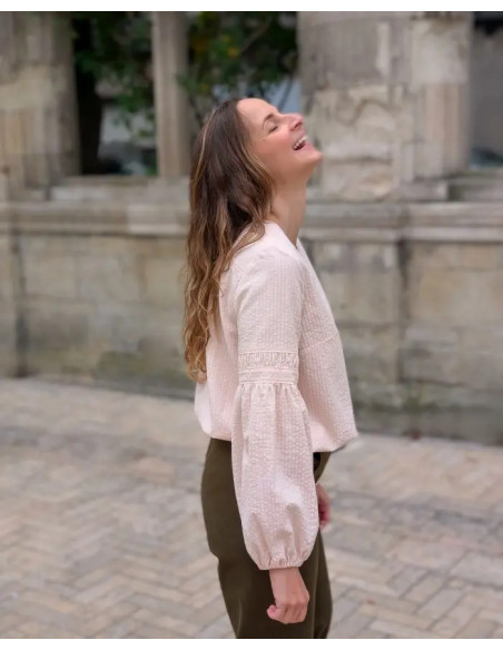 Molde de blusa Myrtille - Anna Rose patterns