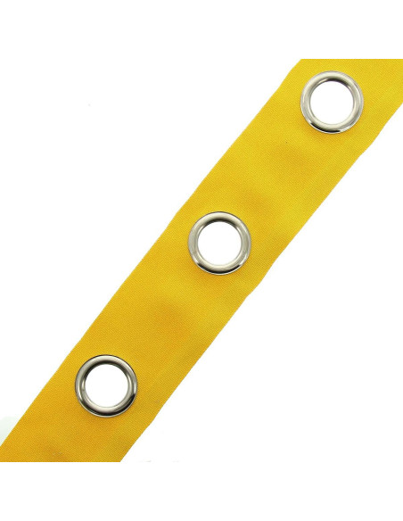 Faixa com ilhós canhão de espingarda - Amarelo mostarda