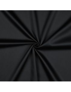 Tecido de cetim de algodão - Preto