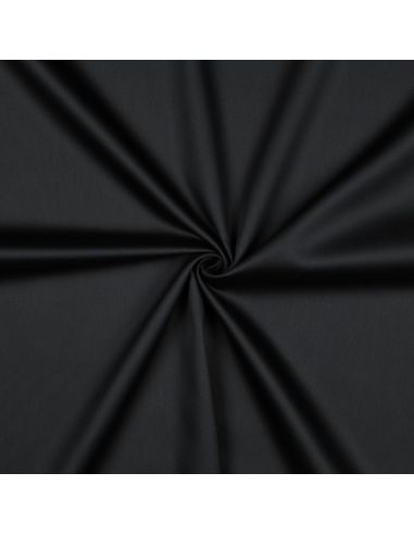 Tecido de cetim de algodão - Preto