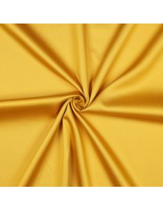 Tecido de cetim de algodão - Amarelo