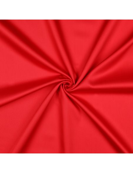 Tecido de cetim de algodão - Vermelho