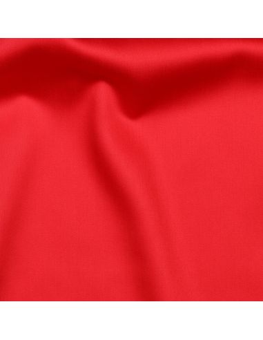 Tecido de cetim de algodão - Vermelho