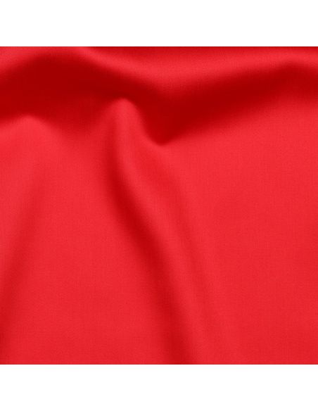 Tecido de cetim de algodão - Vermelho
