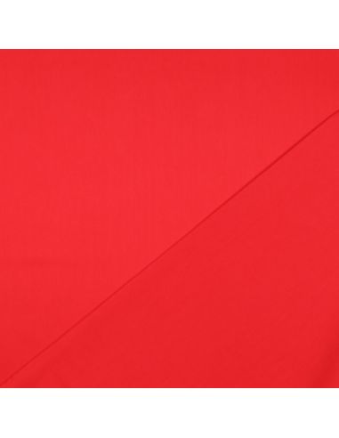 Tecido de cetim de algodão - Vermelho