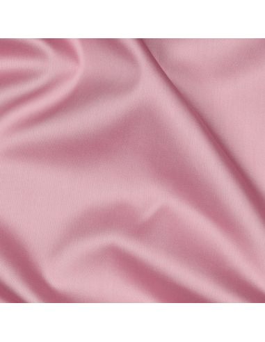 Tecido de cetim de algodão - Rosa