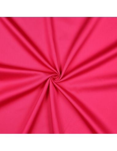 Tecido de cetim de algodão - Rosa vivo