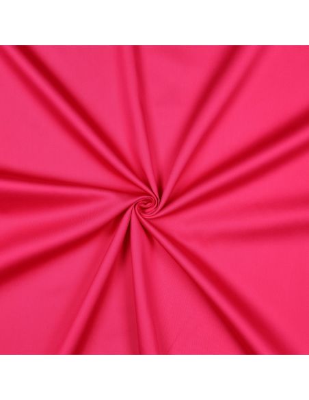 Tecido de cetim de algodão - Rosa vivo