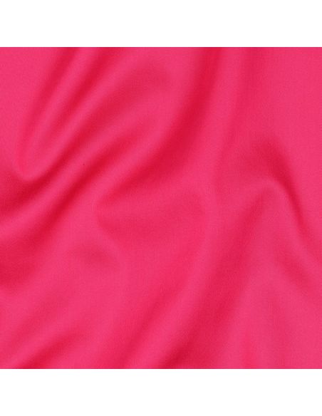 Tecido de cetim de algodão - Rosa vivo