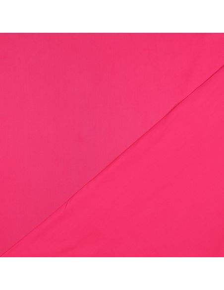 Tecido de cetim de algodão - Rosa vivo