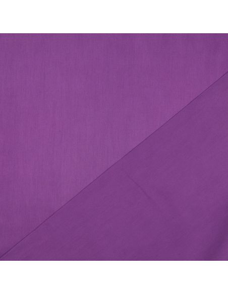 Tecido de cetim de algodão - Roxo