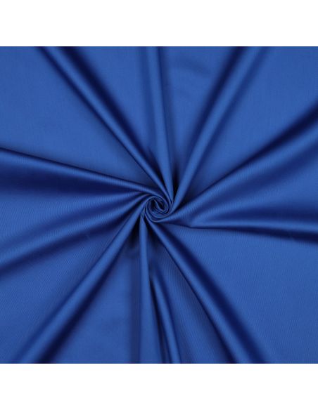 Tecido de cetim de algodão - Azul cobalto