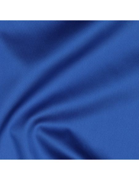 Tecido de cetim de algodão - Azul cobalto